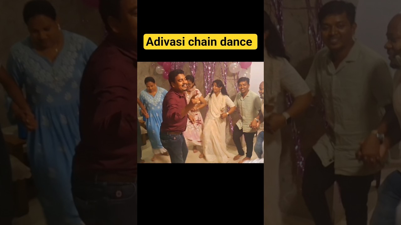 Enjoying birthday party with adivasi chain dance# gudoo's didi# chennai # like # subscribe # Eron 3