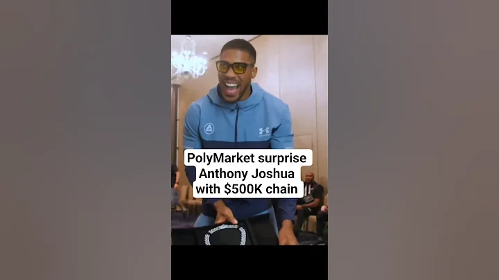 PolyMarket SURPRISE Joshua with a  $500K CHAIN ahead of Jake Paul fight #joshua #jakepaul #shorts