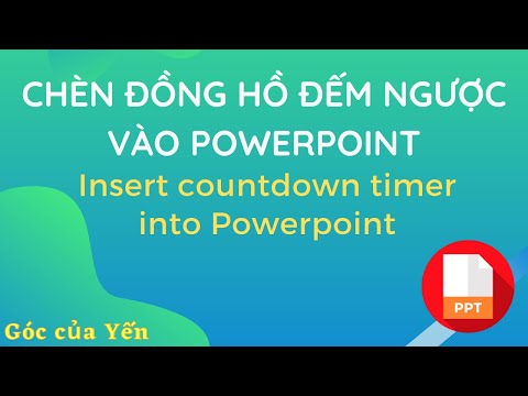 Video Cách chèn đồng hồ đếm ngược vào PowerPoint | cách tạo... - youtube