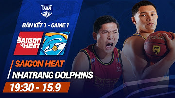 🔴 Playoff 1 - G1: Saigon Heat - Nha Trang Dolphins | Giải bóng rổ chuyên nghiệp Việt Nam - VBA 2024