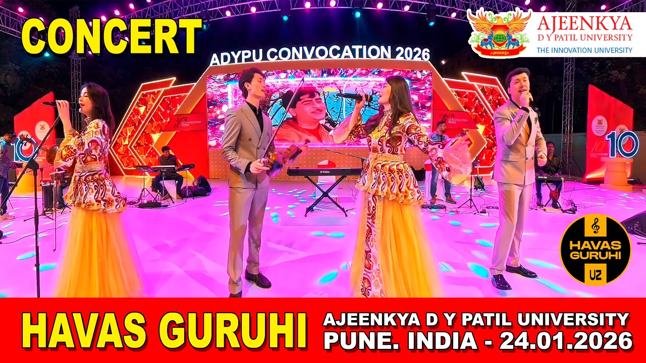 Concert HAVAS GURUHI in AJEENKYA D Y PATIL UNIVERSITY / PUNE. INDIA - 24.01.2026