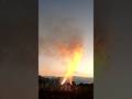 Shooting Charcoal Volcanoes with Explosive Ending #shorts