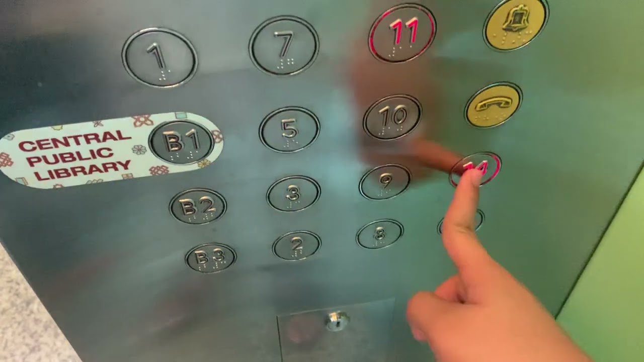 A ride on a 2006 Fujitec at the Singapore National Library.