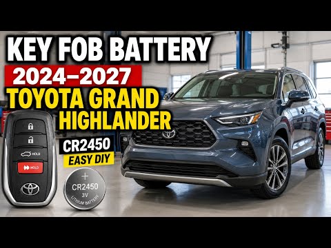 Replace Battery Toyota Highlander Key Fob
