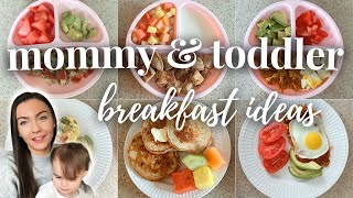 HEALTHY MOMMY AND TODDLER BREAKFASTS | Mom Breakfast Ideas 2022 | Taylor Marie Motherhood