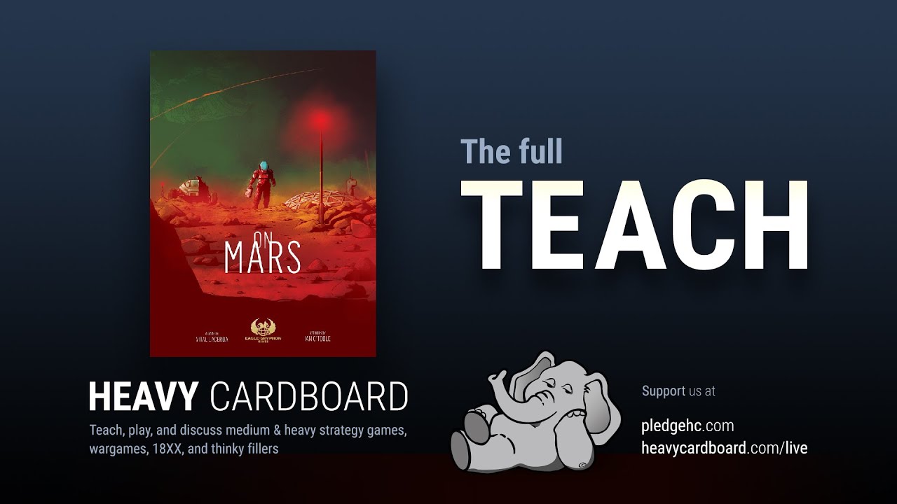 How to Play only - On Mars How to Play by Heavy Cardboard