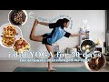 i did yoga for 30 days *life-changing* vegan what i eat in a week