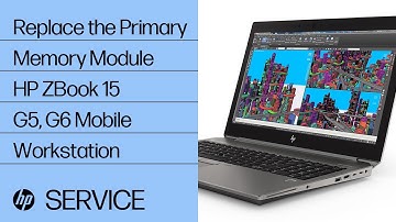 Replace the Primary Memory Module | HP ZBook 15 G5, G6 Mobile Workstation | HP