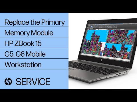 Replace the Primary Memory Module | HP ZBook 15 G5, G6 Mobile Workstation | HP