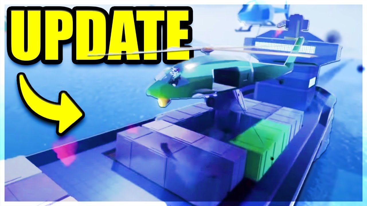 Jailbreak NEW CARGO SHIP ROBBERY.. (NEW UPDATE) Roblox