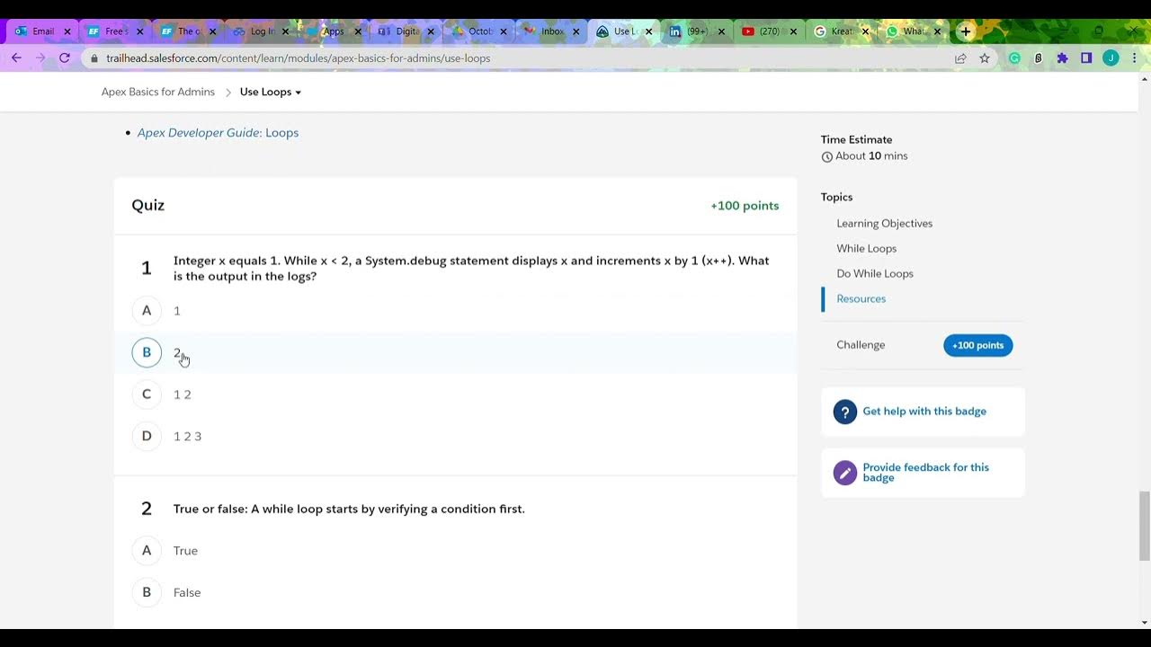 Use Loops Unit Salesforce Trailhead - YouTube