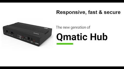 Servicing the Qmatic Hub