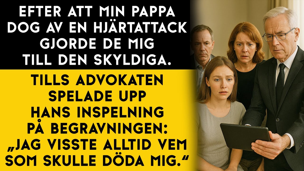 När advokaten satte på videon förstod jag – min pappa hade en egen plan