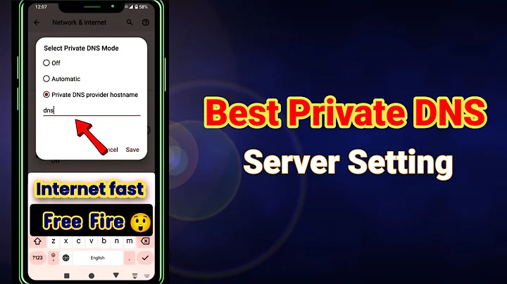 Best Private DNS | Faster internet DNS server | Private DNS Kya hai #privatedns
