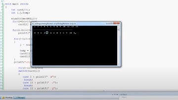 C Programming How To: randomize an array without repeating numbers