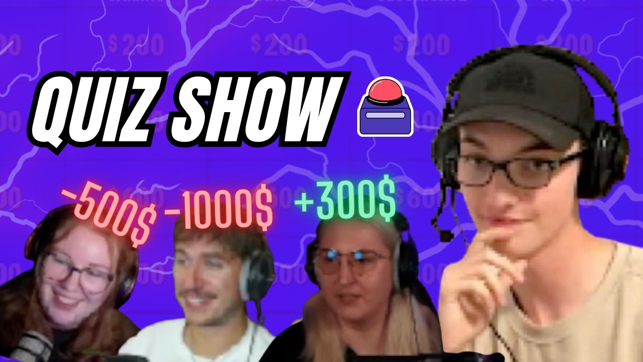 WENN STREAMER VERSUCHEN SCHLAU ZU SEIN! 😂 (Quizshow mit NastyNase, Sahranokumo & cat_bytes)