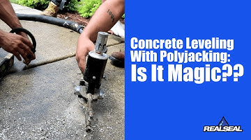 Concrete Leveling via Polyjacking Time-lapse
