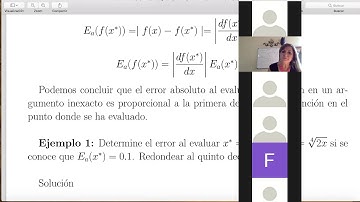 Propagación de Errores Métodos Numéricos