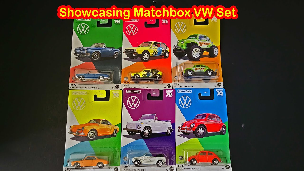 Showcasing Matchbox Volkswagen Set - YouTube