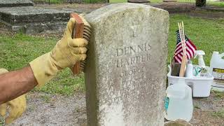 Best Brush for Cleaning Veteran Headstones