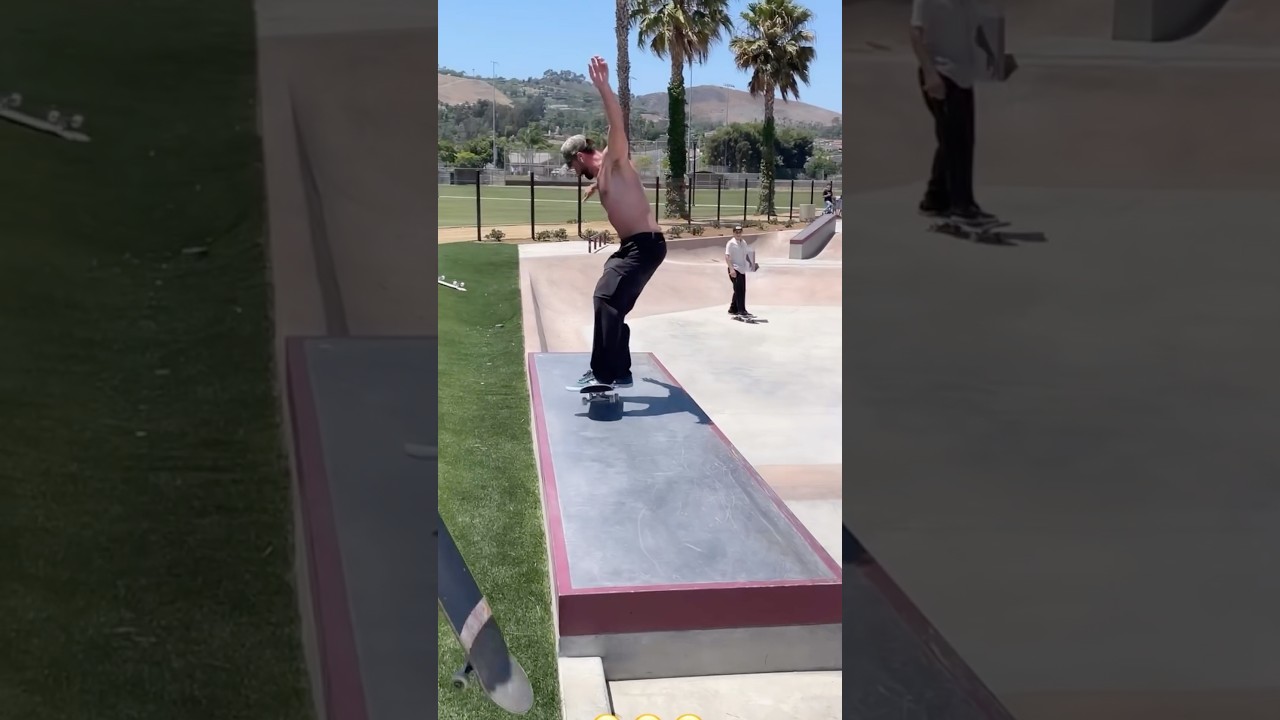 Matt Berger skating and having fun in local