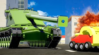 Tank Battle In Lego City Brick Rigs