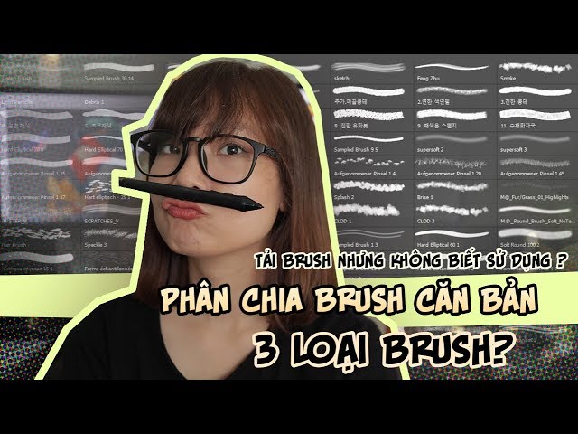 Ba Kiểu Brush Thông Dụng Trong Digital Painting - Youtube