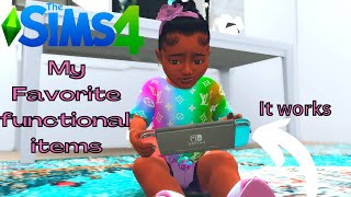 Functional Nintendo, Xbox, and PS5 in the Sims 4-My Favorite Functional Items