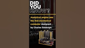 🔥 First Mechanical Computer - Did You Know? | Unbelievable Facts | #Shorts | Simplilearn