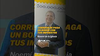 Que una empresa pública reparta bonus mientras vive de ayudas millonarias no es normal. #españa
