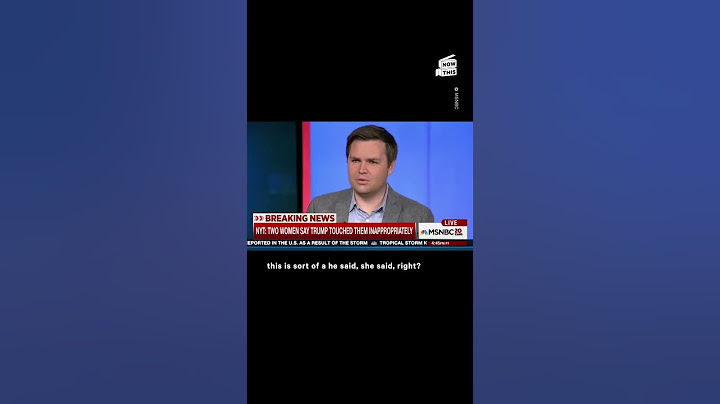 J.D. Vance Once Criticized Trump for Infamous 'Access Hollywood' Tape