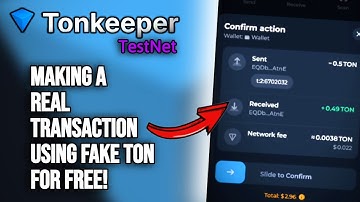 Using Fake TON for REAL Transactions on TON Blockchain For FREE! - Tonkeeper Testnet Method