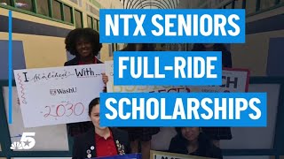 North Texas seniors earn full-ride scholarships | NBCDFW