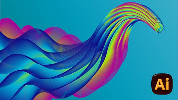 Fluid color background illustrator