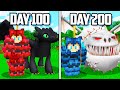 I Survived 200 Days of MODDED Hardcore Minecraft...