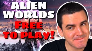 PLAY TO EARN CRYPTO Game ALIEN WORLDS Worth Playing? (Free to Play 2D NFT Timer Simulator, TLM Coin)