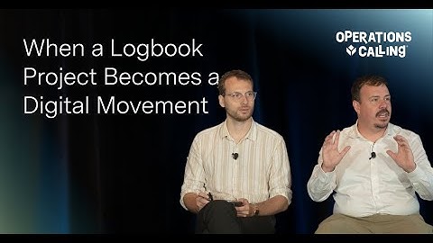 When a Logbook Project Becomes a Digital Movement | Operations Calling 2025