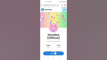 Browsing OpenSea NFT Explorer