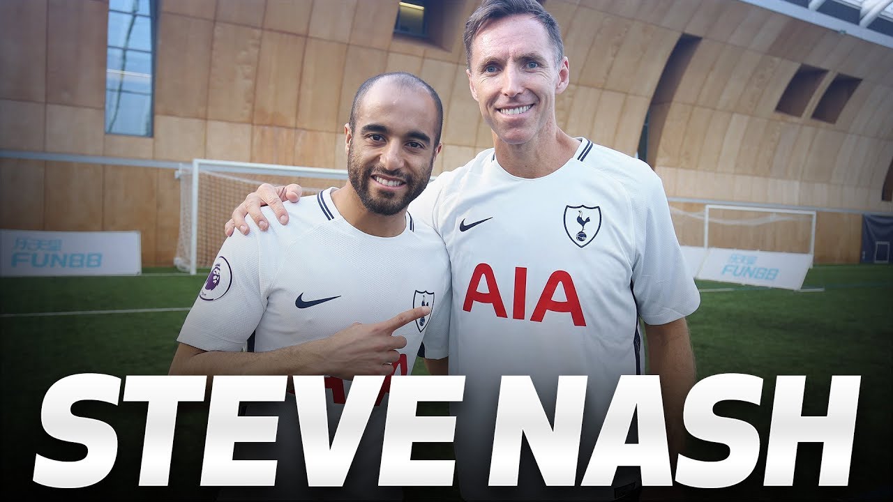 🏀 NBA LEGEND STEVE NASH VISITS HOTSPUR WAY 🏀 tottenham hotspur twitter