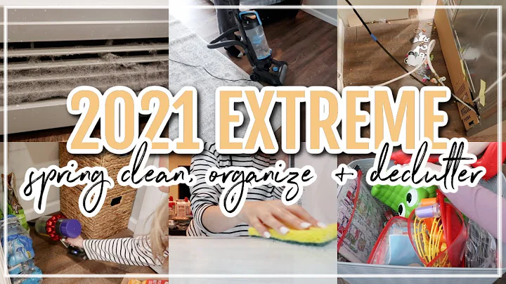 SUPER FILTHY EXTREME CLEAN WITH ME | SPRING CLEANING MOTIVATION 2021 | HOMEMAKING INSPIRATION