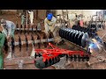 Amazing Manufacturing Process of Heavy Duty Hydraulic Harrow | How the Disc Harrow is Made |