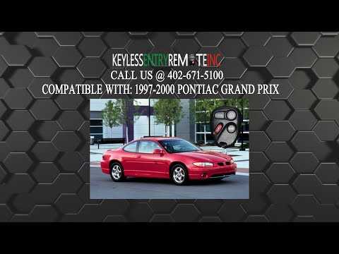How To Replace Pontiac Grand Prix Key Fob Battery 1997 1998 1999 2000