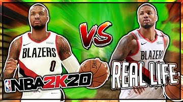 IS IT REALISTIC ENOUGH?? - NBA 2K20 vs REAL LIFE COMPARISON