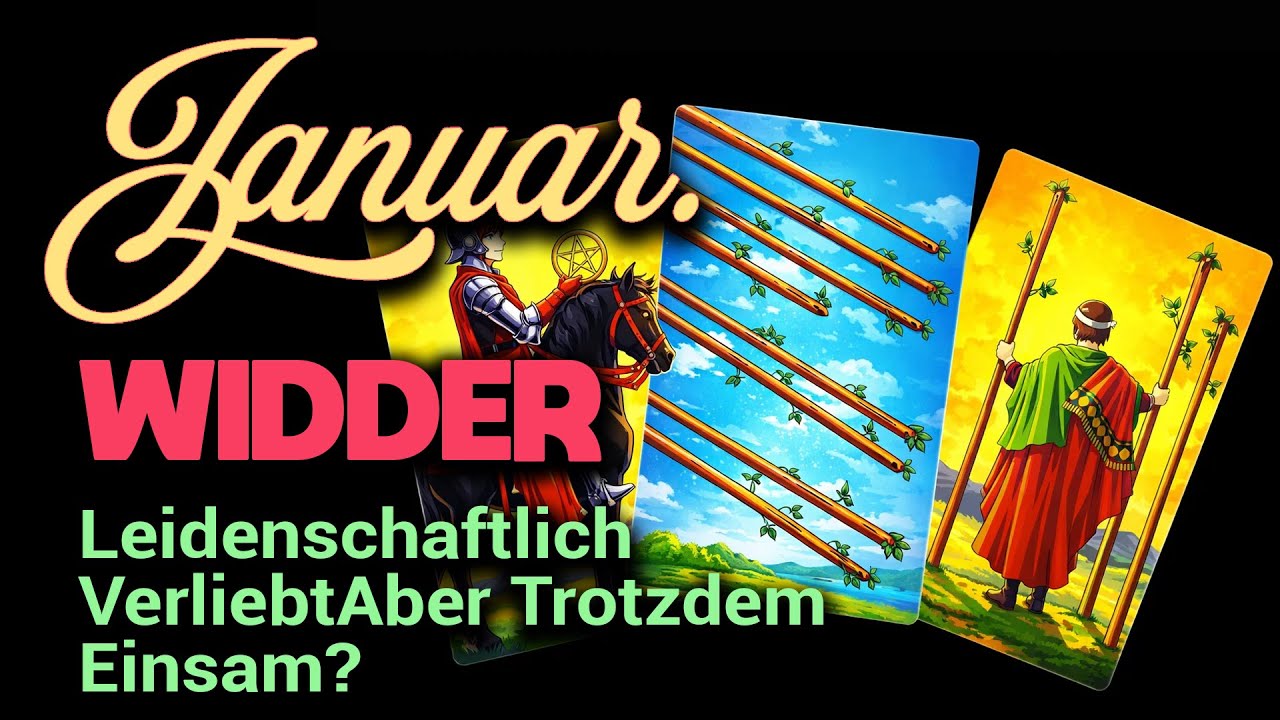 Widder ☀️ Leidenschaftlich Verliebt, Aber Trotzdem Einsam? ☀️