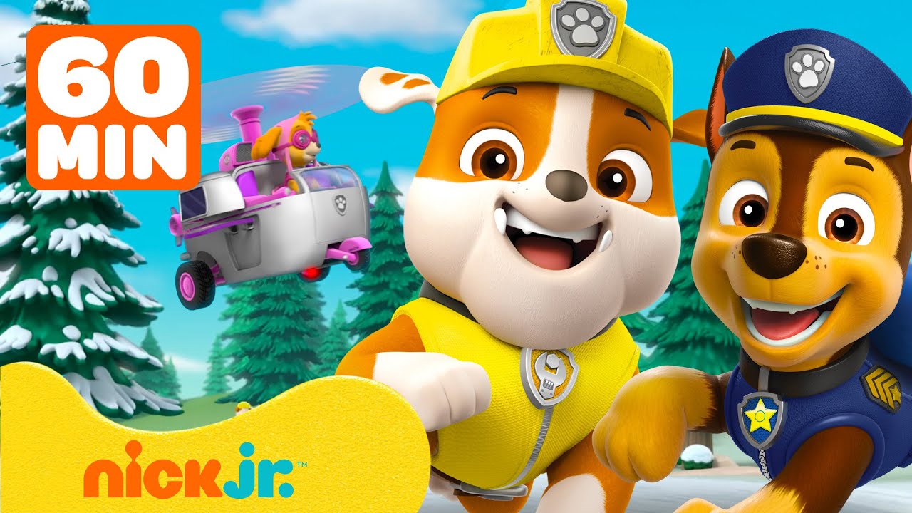 Paw Patrol | ¡Rescates Árticos de Rubble y PAW Patrol! Con Chase y Zuma | 60 Minutos | Nick Jr.