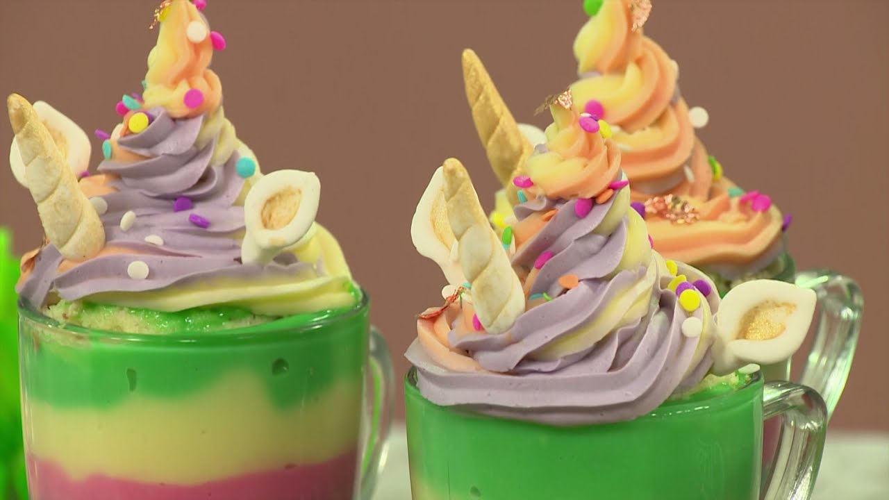 Recipe: Unicorn Custard Cups (CLOVER) | Afternoon Express | 29 March 2021