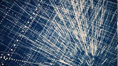 Abstract Particle Grid Blue Background Motion Graphics Template