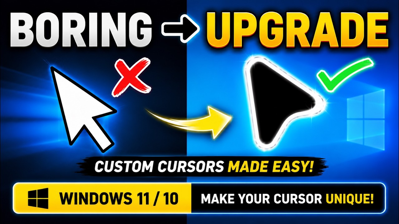 How to Customize Your Mouse Cursor to ANYTHING in Windows 11/10 ...