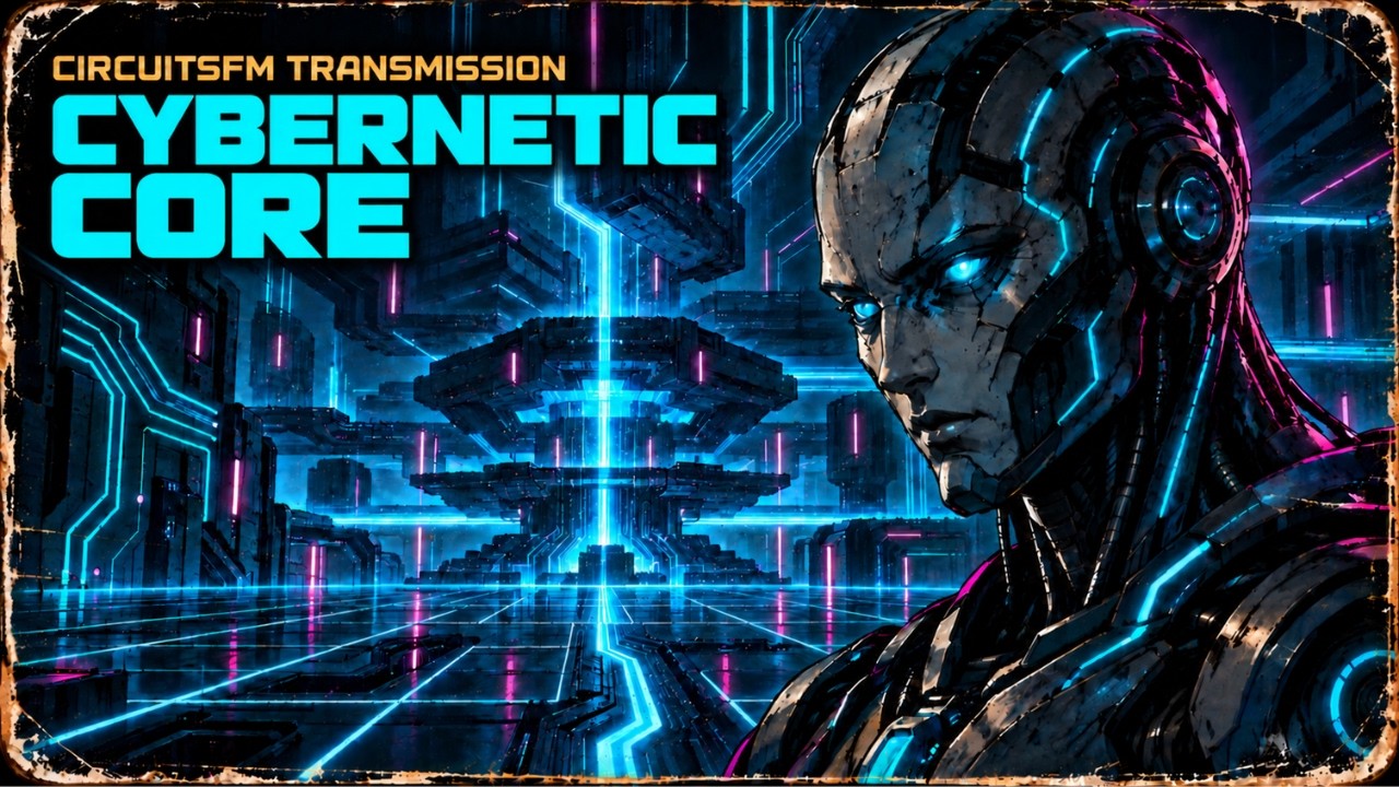 Transmissions for Deep Work: Cybernetic Core | Synthwave for Coding and Focus