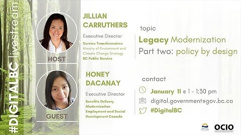 #DigitalBC - Legacy Modernization Part Two: Policy by Design